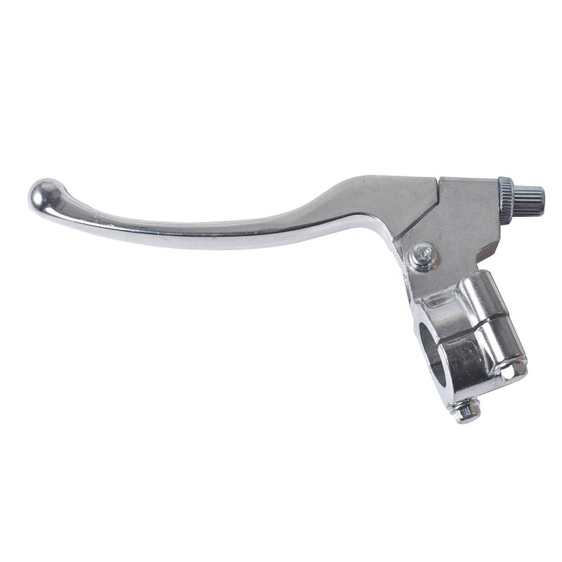 JOIQEXJ Silver Left Brake Handle Clutch Lever Perch for 98cc 196cc 6.5HP 5.5hp Coleman CT200U BT200X Trail 200 CC100X CT100U Baja Motovox Mini Bike Motorsports SSR125 CRF XR 70 80 XR200 Yamaha Pit Dirt Bike - Image 1